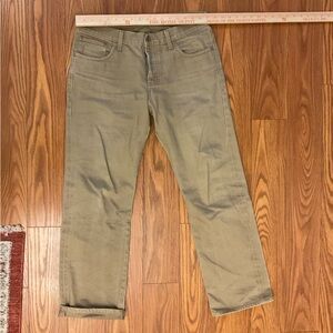 Men's Naked & Famous Selvedge Tan Jeans